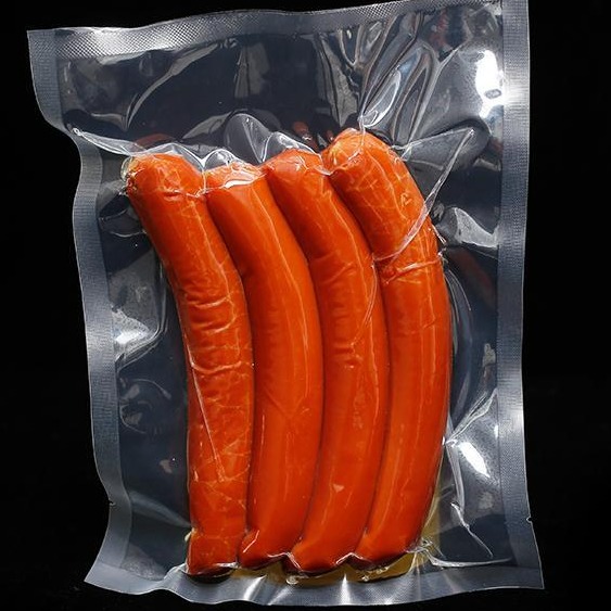 红肠真空包装袋 加厚透明pe塑料包装 艾尼尔厂家定制 U型易撕口