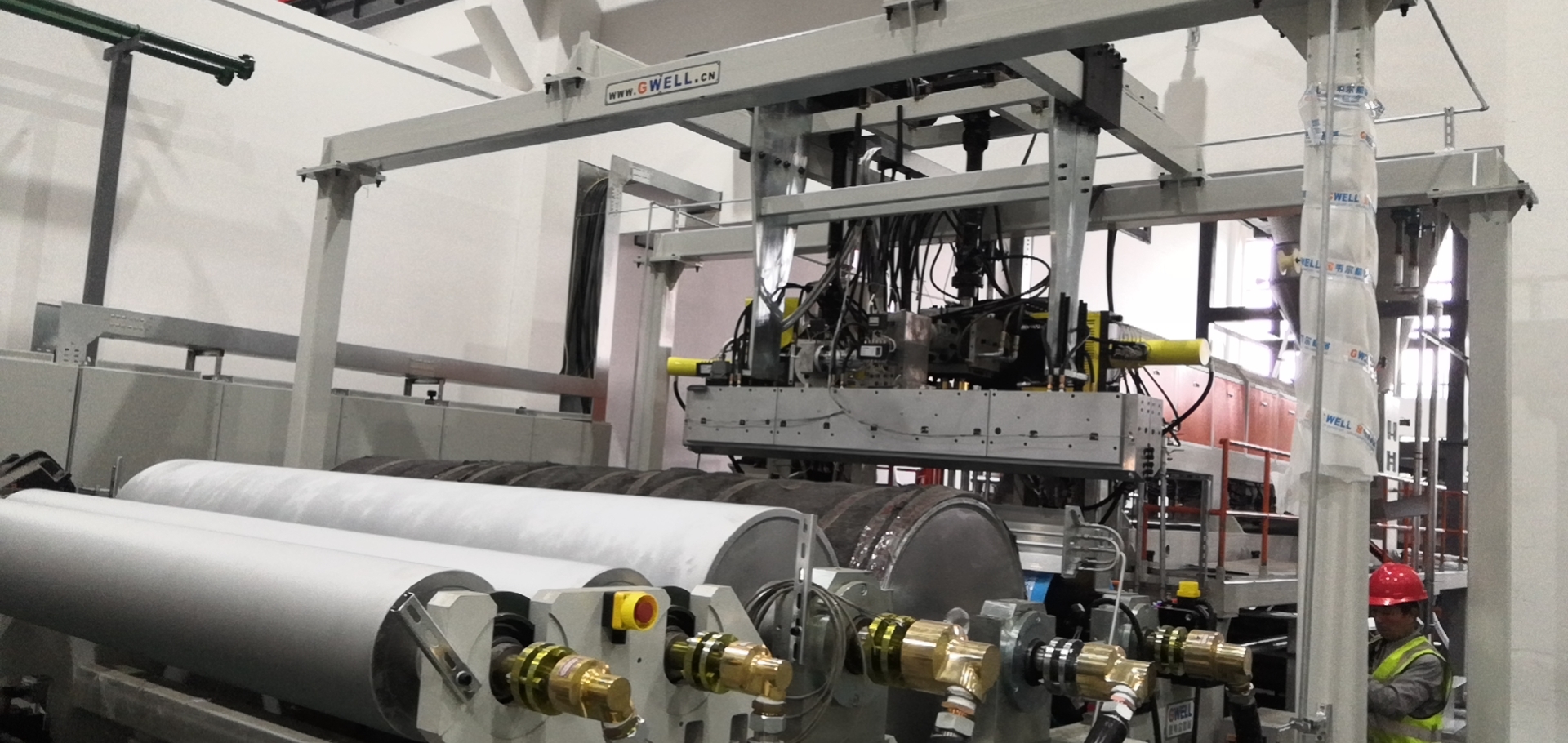 金韦尔机械POE热熔胶膜设备机组EVA薄膜生产线EPE薄膜生产线