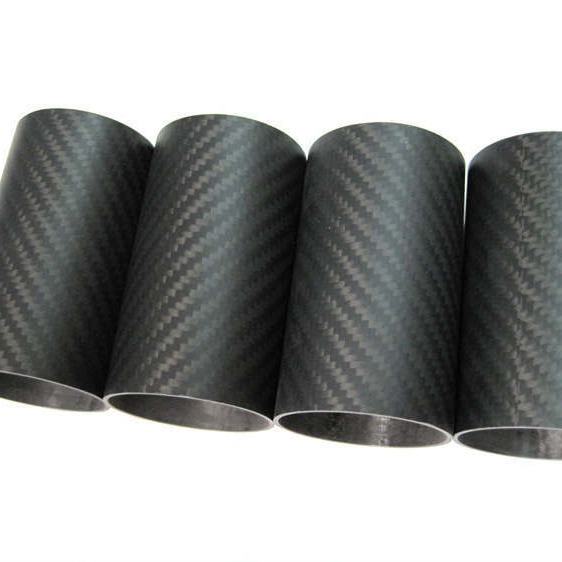 机械电子装饰碳纤维制品3K碳纤维管建筑 碳纤维材料碳纤维管