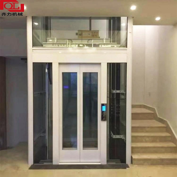 齐力生产销售无障碍轮椅升降机 天津液压式小型室内电梯 楼房自建房家居电梯