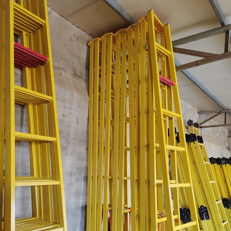 玻璃钢直梯 智科3米绝缘单梯 JYT-ZK 批发生产绝缘攀爬梯5米
