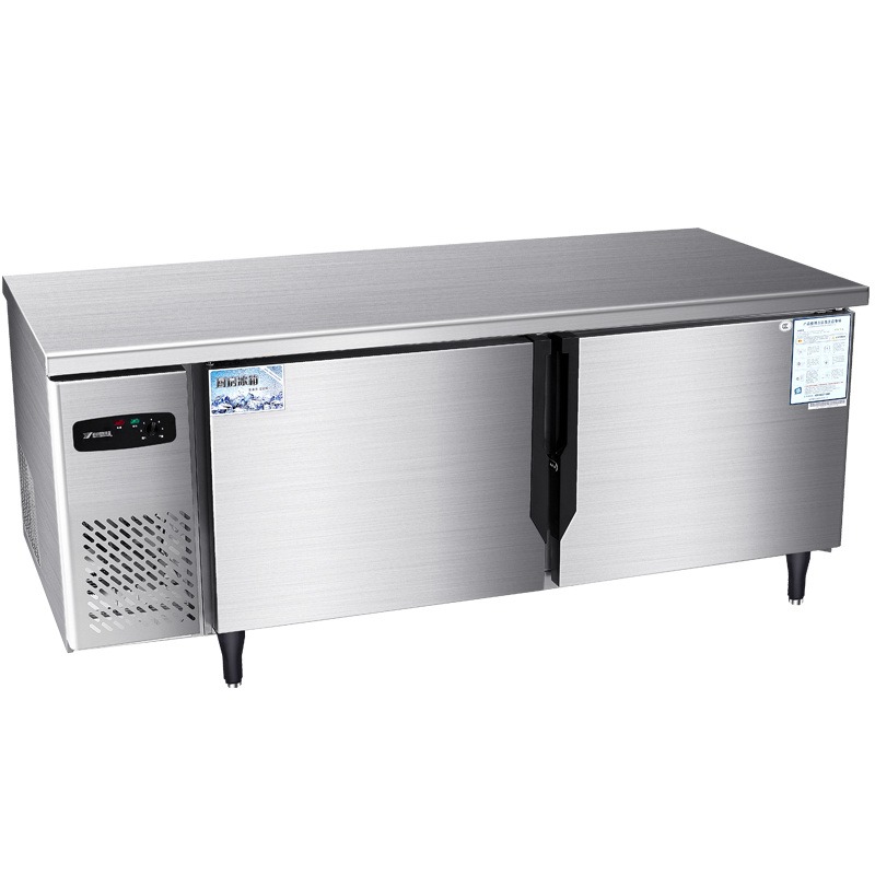 商用冷藏工作台 全套风冷不锈钢操作台 厨房平冷操作台图片