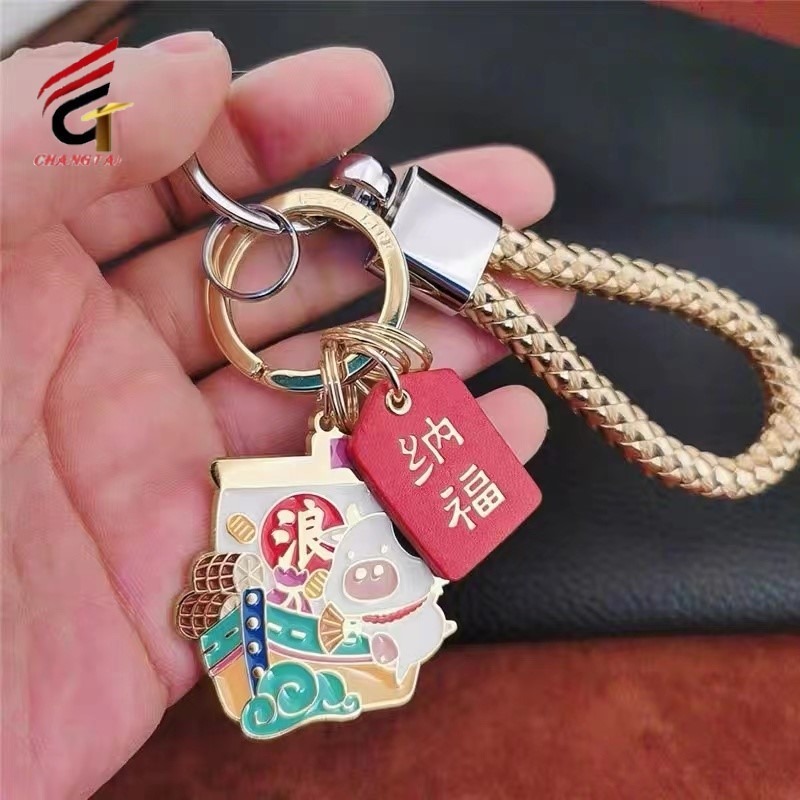 上海金属钥匙扣制作厂  定制各类礼品钥匙扣  广告钥匙挂件定做 昌泰制作