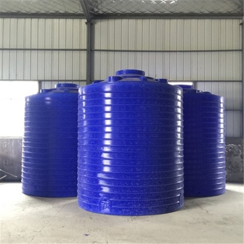 厂家供应 宁海 滚塑成型 容量5立方可装5吨水的立式储罐 卡谱尔pe水箱 水塔 屋顶用蓄水桶