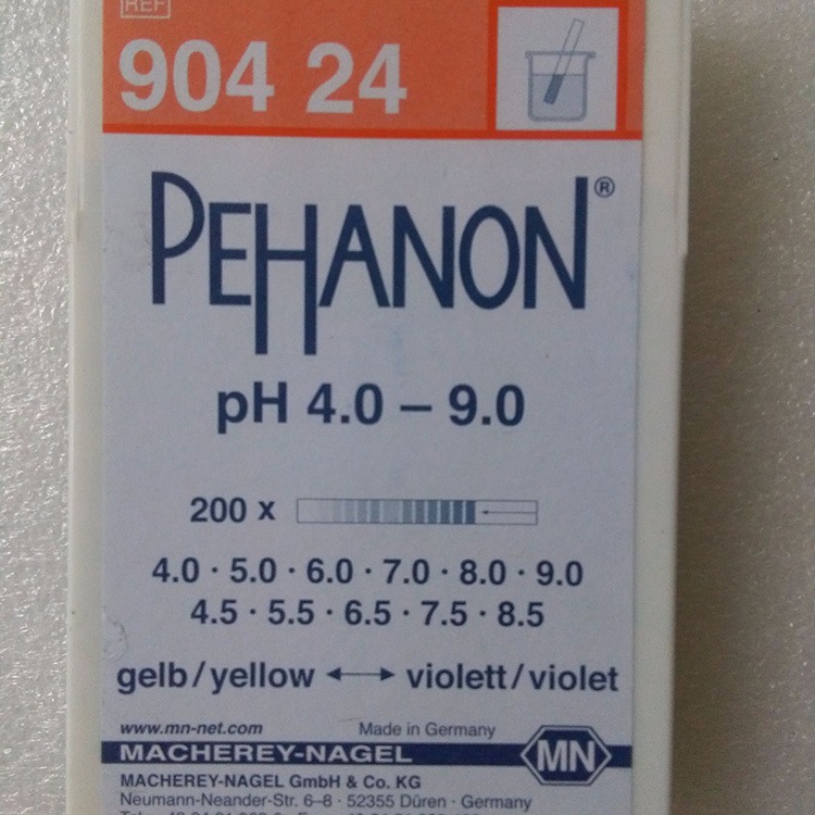 90424精密试纸 德国MN 酸碱度测试纸 PH试纸PH4.0-9.0
