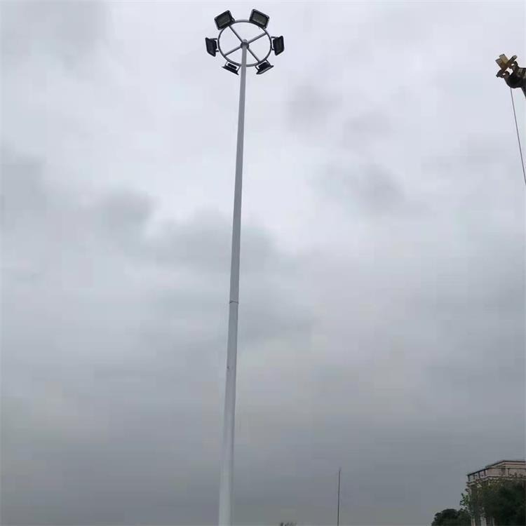 鑫永虹升降式高杆灯 户外LED15米广场灯学校网球场工程中杆灯图片