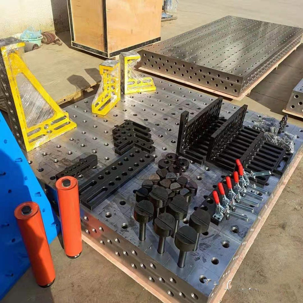 三维柔性焊接平台 机器人焊接工作台 检验划线装配平台 宝都