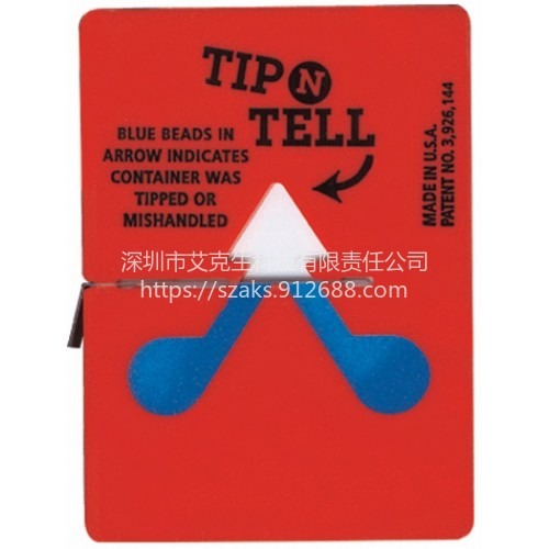 tip n tell 防倾斜标签人型防倾斜标签牙科常用运输防倾斜标签