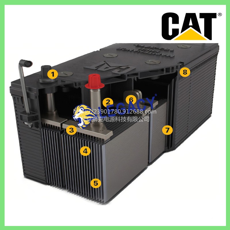 美国CAT蓄电池8C-3627，12V100AH电池-新疆维吾尔经销商