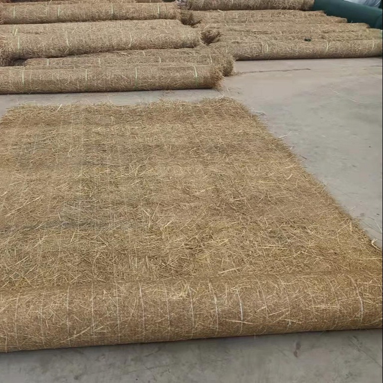 护坡植草椰丝毯 植物纤维毯 环保草毯作为先锋植物的酸性矿山废弃地复绿方法 抗冲加筋植物毯