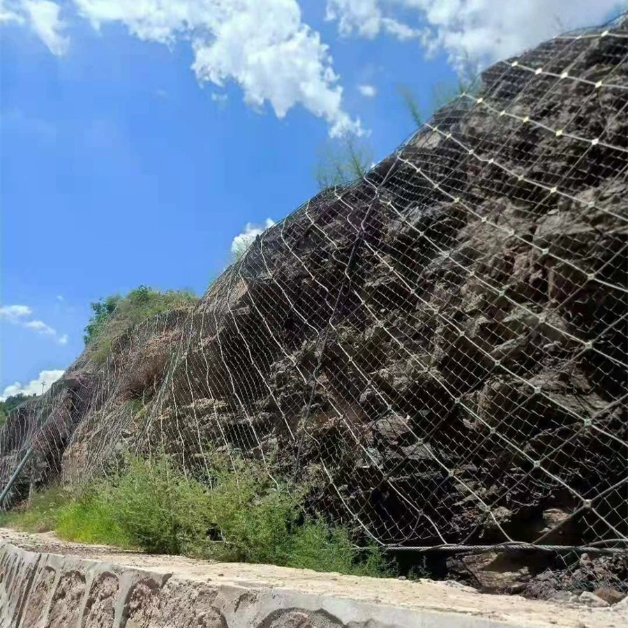 蜘蛛边坡防护网 主动边坡防护网 规格 安平临边图片