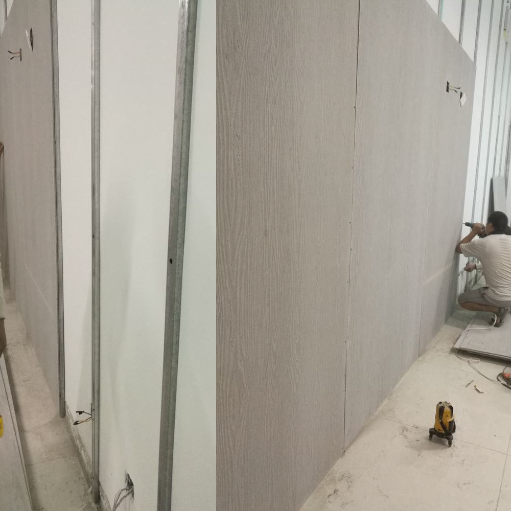 低层建筑物外墙防虫防蛀不生锈木纹板1220x2440x10mm