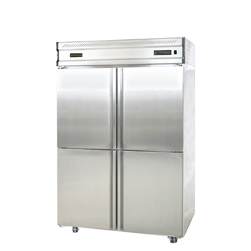 无锡新麦工作台 四门插盘网架式冰柜 商用大容量冰箱 烘焙店设备图片