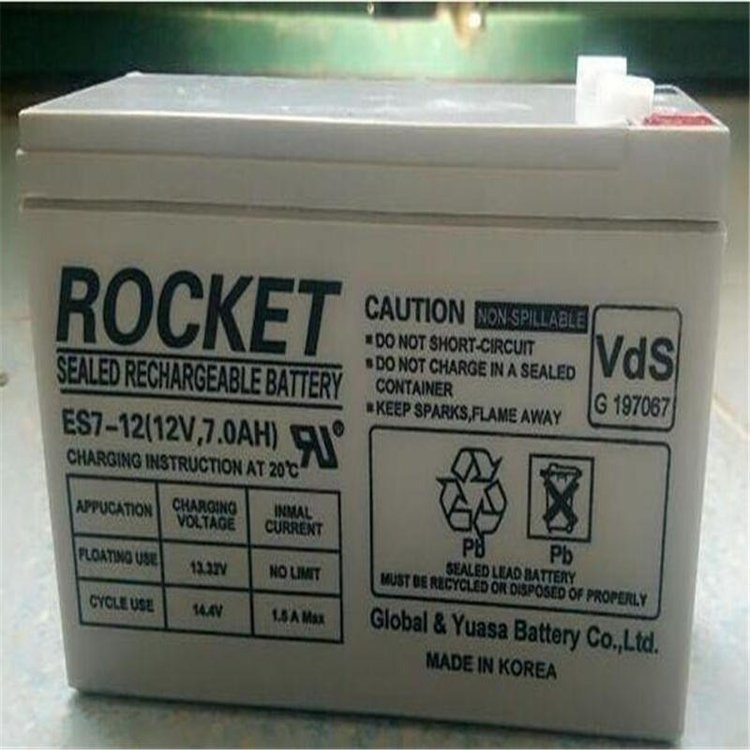 ROCKET蓄电池ESH100-12 12V100AH韩国火箭免维护蓄电池 UPS电源用
