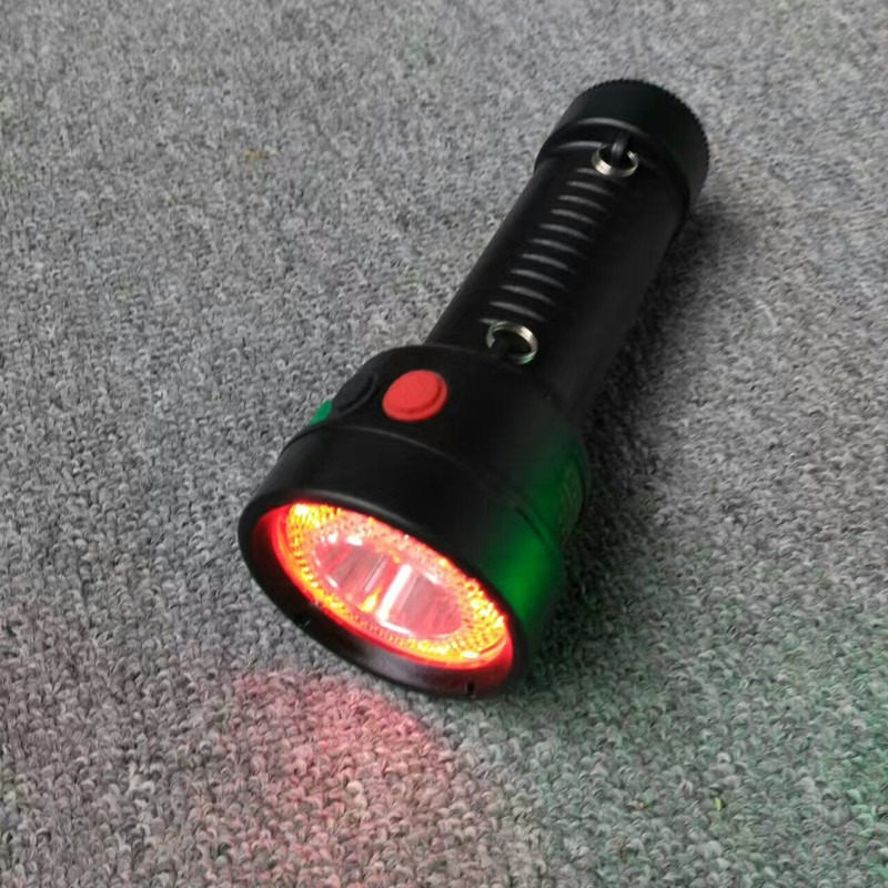 鼎轩照明GMD5310LED固态免维护手电筒3W多功能袖珍信号灯铁路三色灯图片