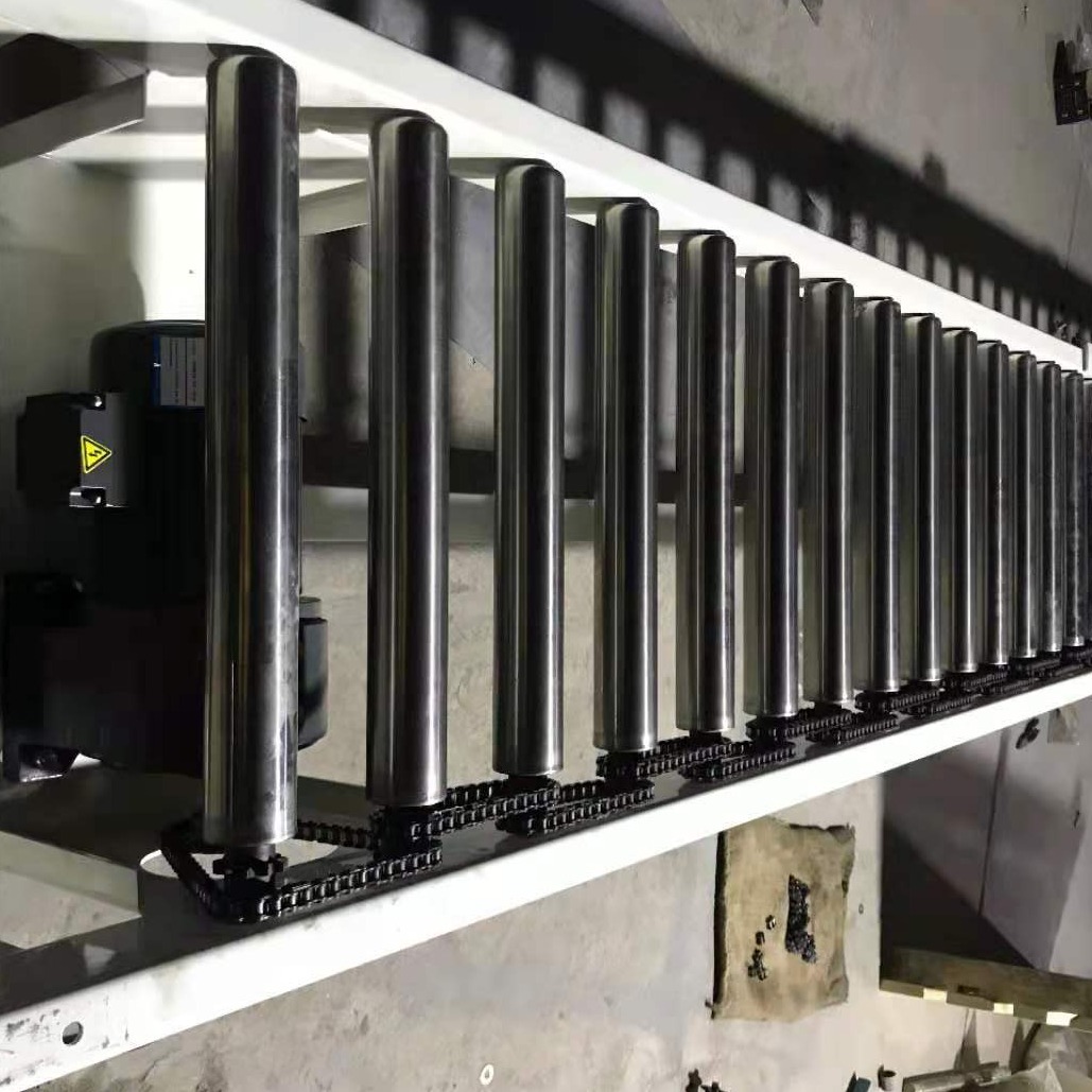 工业流水线重型传送设备  板链式输送机 冲孔链板输送机 宁津兄弟机械链板输送机