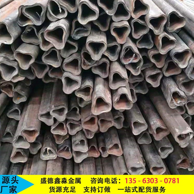供应精密异型钢管厂家现货 来图定制Q345B三角钢管规格多样 加工切割