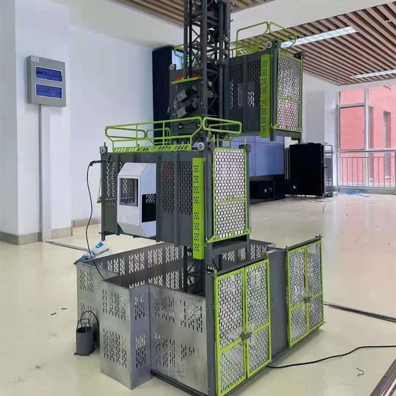 智慧工地升降机模型 再诺 仿真比例建筑工地 施工电梯模型