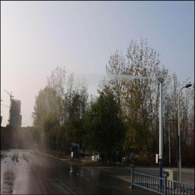 新疆阿克苏地区智能高压喷雾桩 360旋转喷雾桩 工地厂房旋转喷雾桩道路除尘