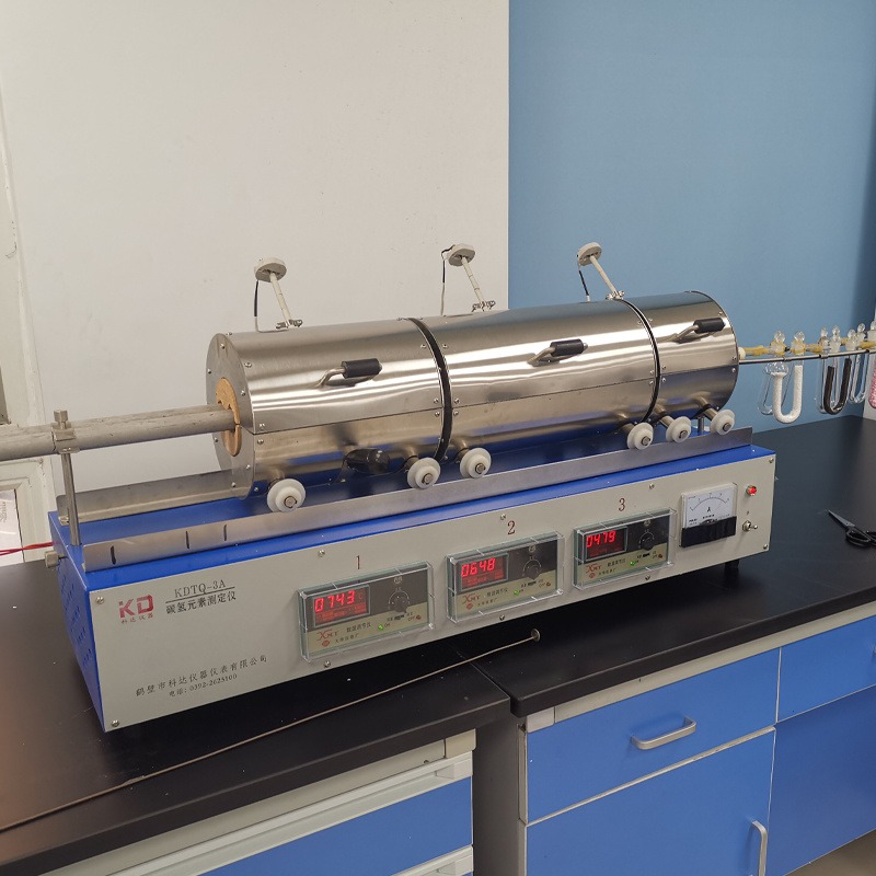 三段式KDTQ-3A碳氢元素测定仪三节炉测氢仪鹤壁科达仪器图片