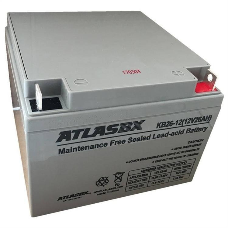 韩国ATLASBX蓄电池KB12-12 12V12AH直流屏 UPS/EPS电源配套