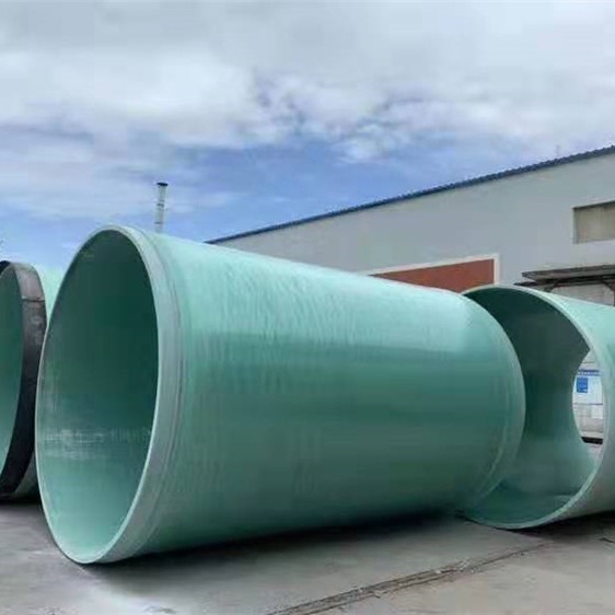 玻璃钢电缆管市政管件地埋电缆保护管通风管排水排污管夹砂管道