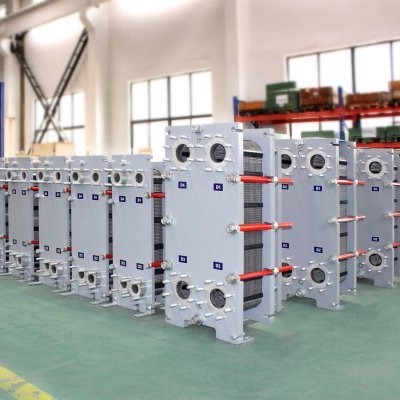苏州赫普斯供应上海多晶硅单晶硅打磨板式换热器 砂浆冷却板式热交换器