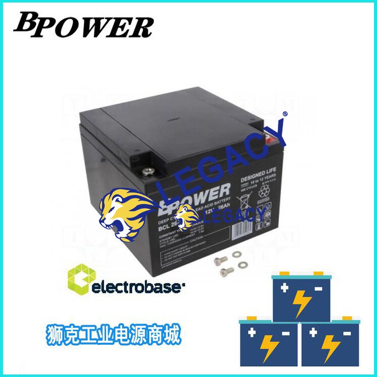 美国BPower蓄电池BCL36-12 12V36AH医疗设备 工业设备电池
