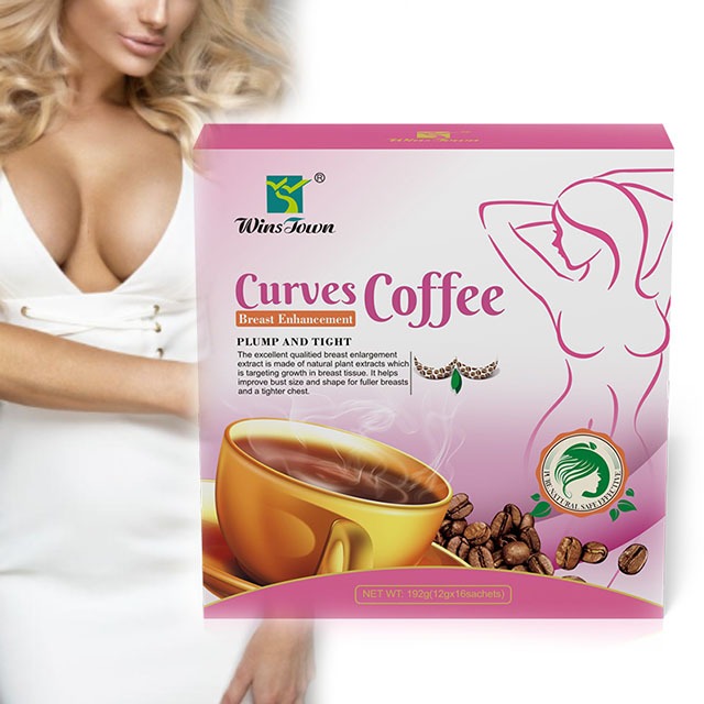 跨境出口winstown Herbal curves coffee big breast natural Instant