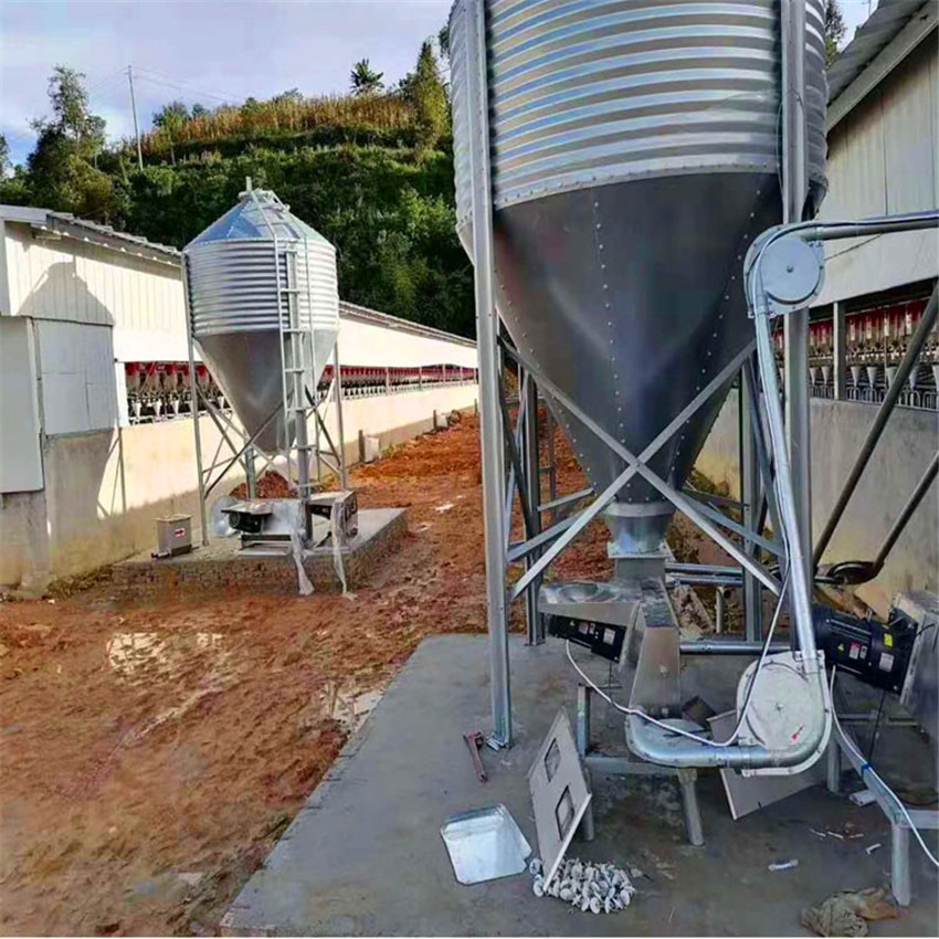 现代化养猪设备 猪场自动化设备 猪哈哈 整体猪场自动化设备施工设计图片