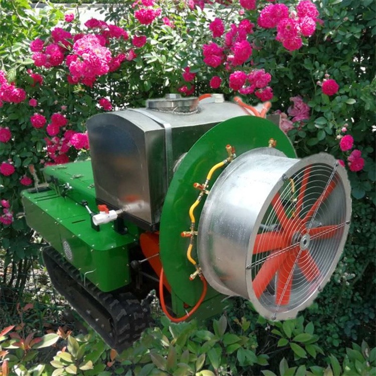 农作物杀虫喷雾器  履带式防滑山地果园打药机  遥控自走式打药机