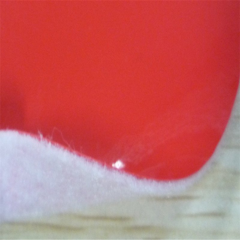 PVC夹网布 红色1.25mmPVC贴合针刺棉面料 床垫面料