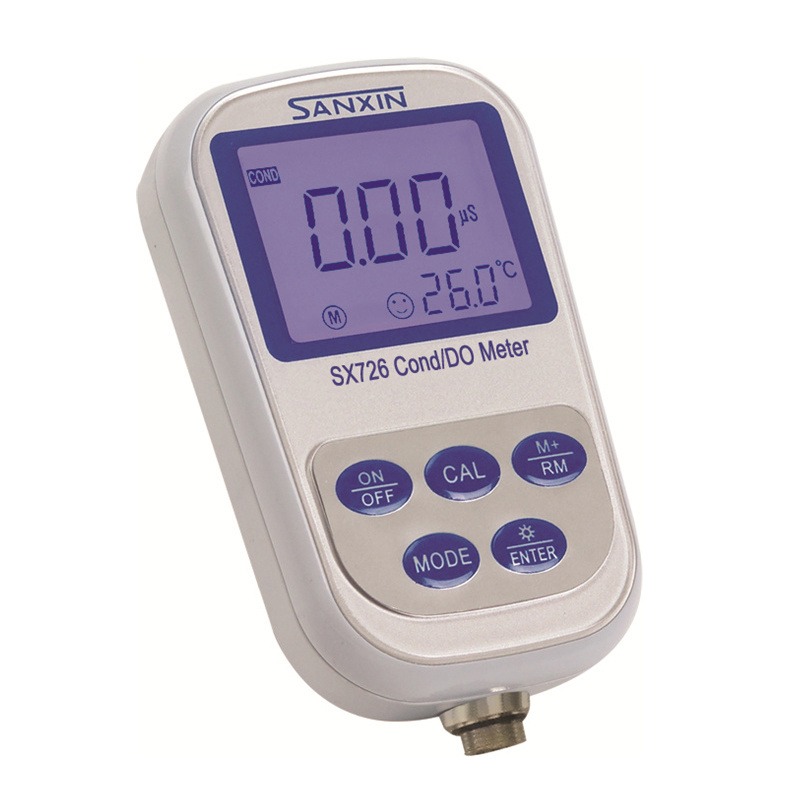 SX726便携式电导率/溶解氧仪测量水溶液的电导率、TDS、盐度、电阻率、溶解氧和温度三信多参数水质分析仪