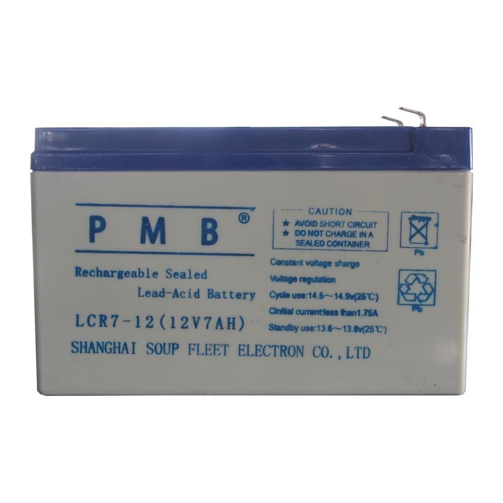 PMB蓄电池12V7AH音响 消防主机电池LCR7-12图片