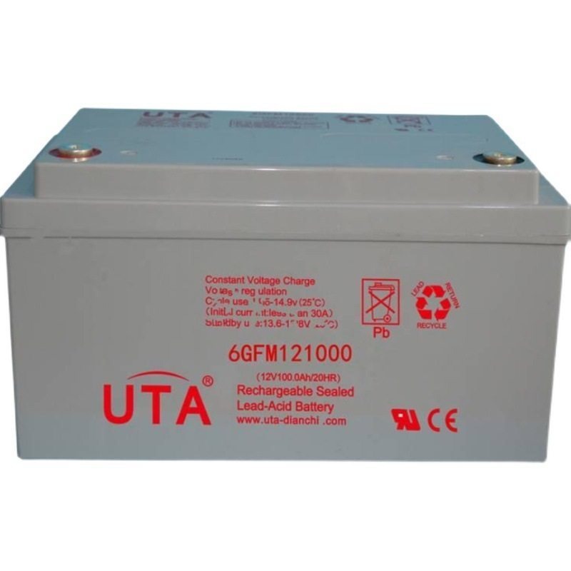 UTA优特6GFM121000蓄电池12V100AH程控交换机通信UPS不间断电源用