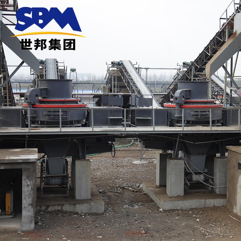 立体制砂机 制沙机成套设备 机制砂压碎值 机制砂生产系统图片
