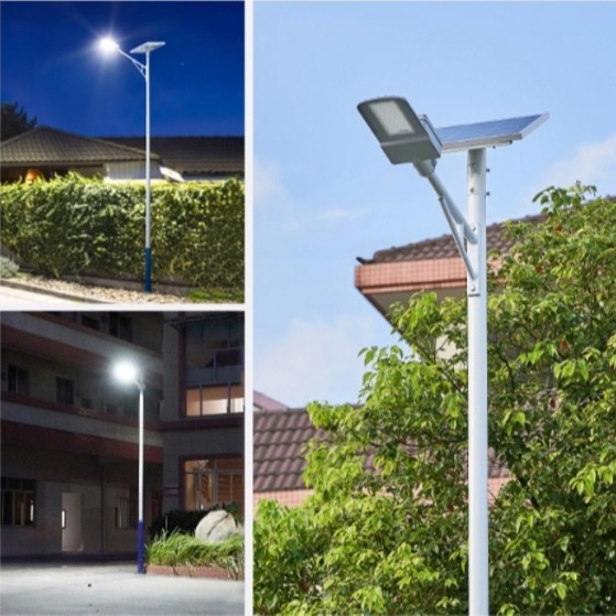 安徽6米乡镇照明路灯供应60W马路灯杆柱子报价球场太阳能路灯可定制