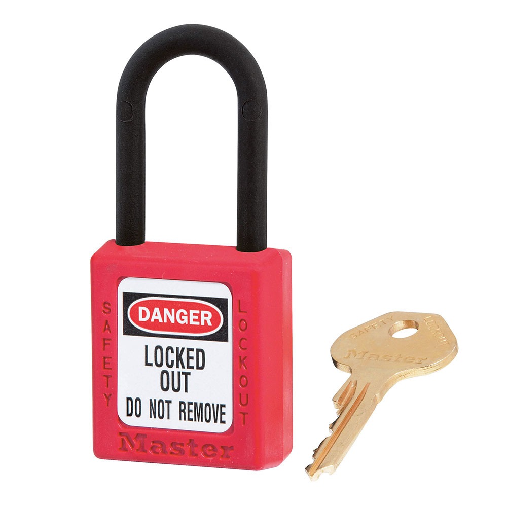 玛斯特锁406MCNRED热塑安全挂锁