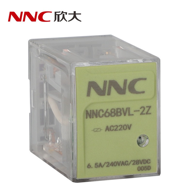 欣大NNC68BVL-2Z通用电磁继电器 带灯