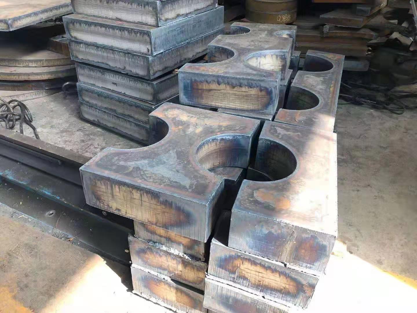 特厚特宽钢板切割大型法兰切割下料低合金板切割厂家钢板卷下料