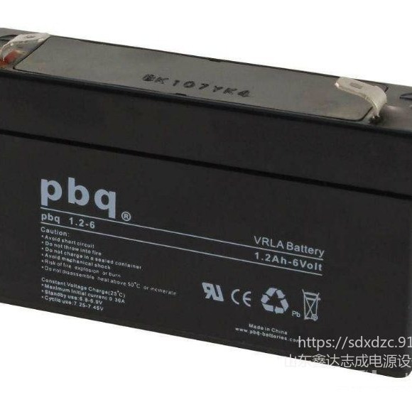 荷兰PBQ蓄电池pbq1.2-6 6V1.2AH 应急电源 电梯应急灯用 价格图片