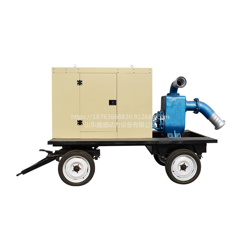 移动泵车自吸泵流量100m³/h 扬程15米