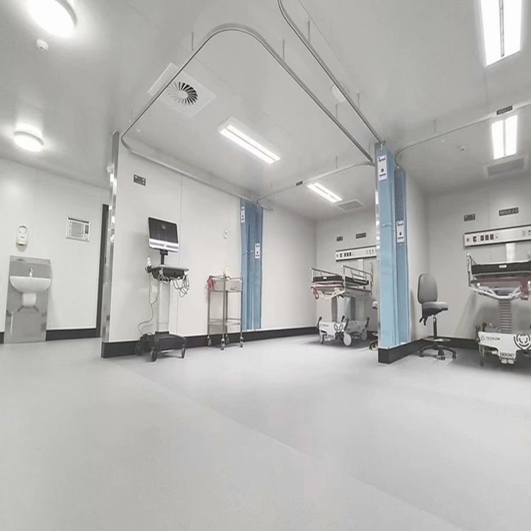 医院塑胶地板厚度 医院用pvc塑胶地板 塑胶卷材地板图片