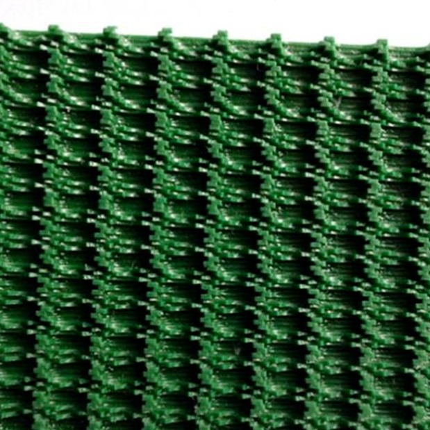 上海pvc草带厚度5毫米厚 花纹环形输送带  大方格输送带 绿色搓衣板输送带