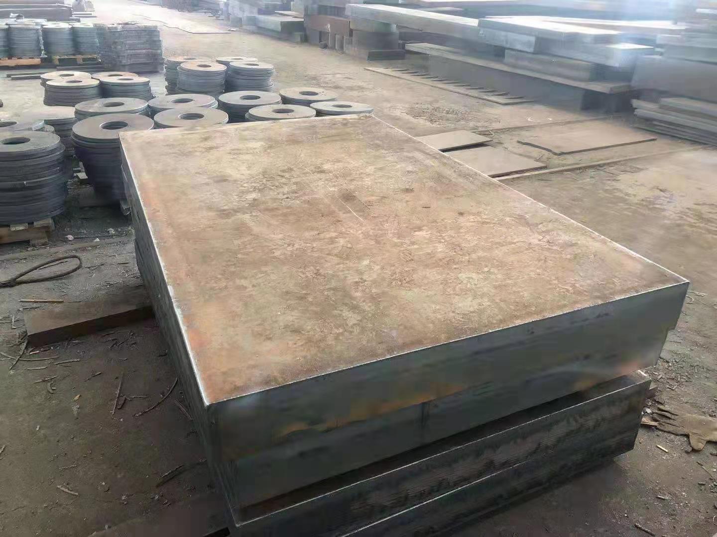 沙钢碳板下料牌坊切割件特厚板卷圆下料250厚碳板切割配送