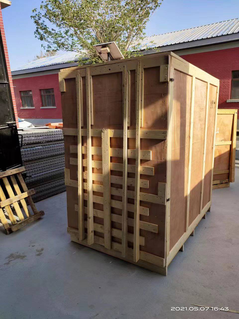 海越木质设备包装木架托盘免熏蒸胶合板出口物流木箱
