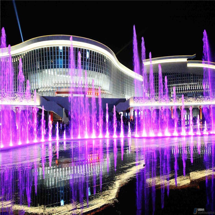 保定博荣广场大型音乐喷泉 喷泉制作 喷泉设计