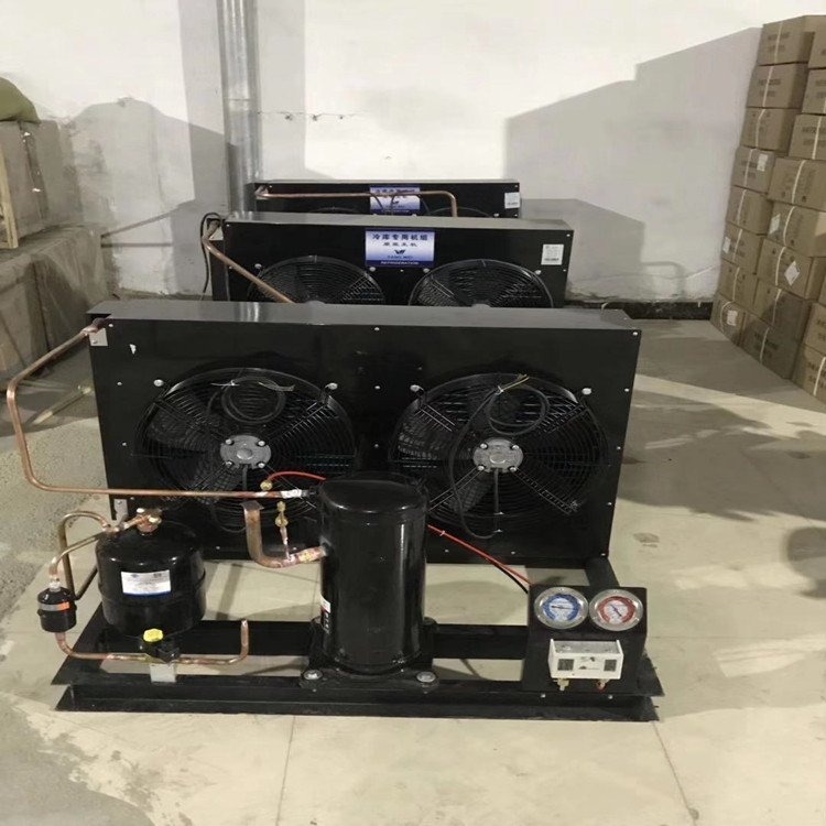 冷库设备空调风冷式制冷机组速冻保鲜专用比泽尔压缩机风冷机组