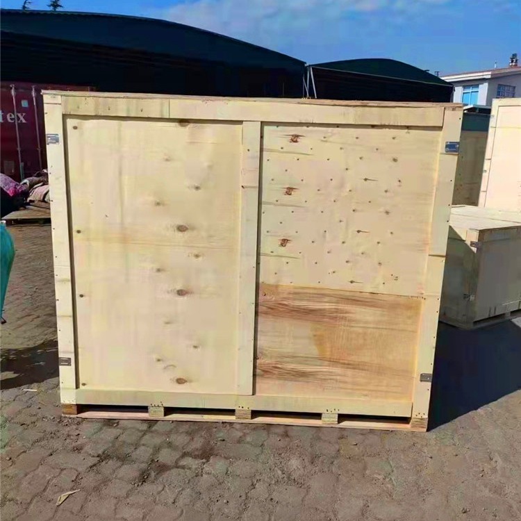 青岛木箱厂家价格 出口用胶合板木箱英文零散件包装节省空间图片