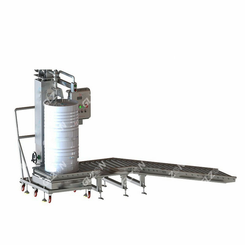 自动贴标装桶机 200公斤食用油装桶机械设备